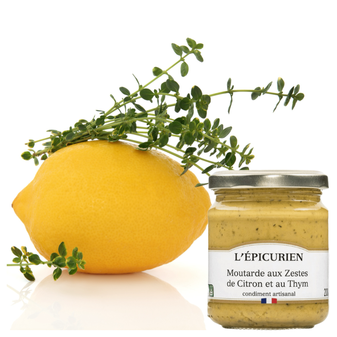 Elevate Your Culinary Experience with L'Épicurien Mustard with Thyme and Citron