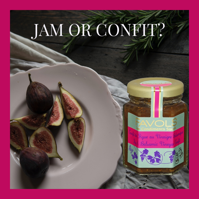 Jam or Confit?, Jam, Confit, Fig and Balsamic Confit, Fig and Balsamic Jam