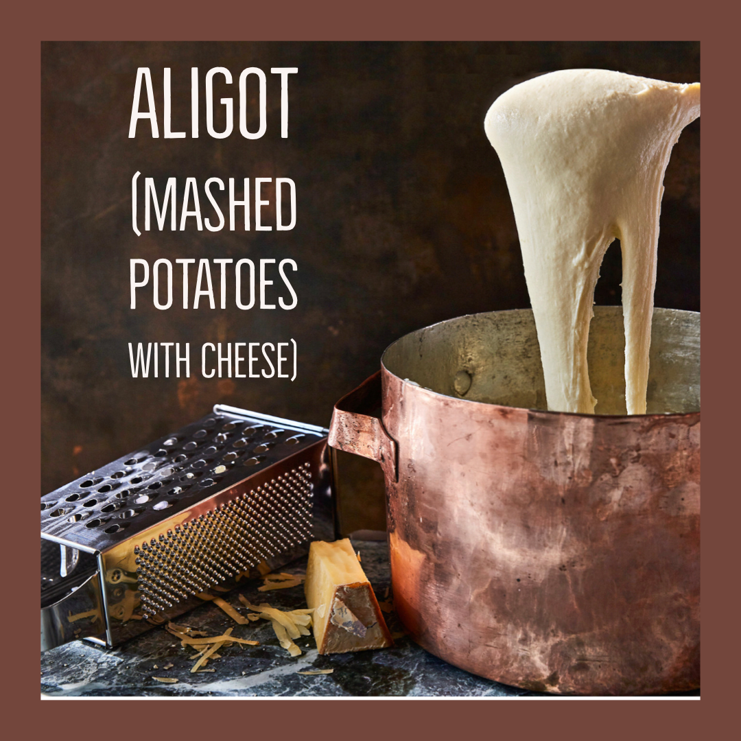 Aligot (Mashed Potatoes with Cheese)